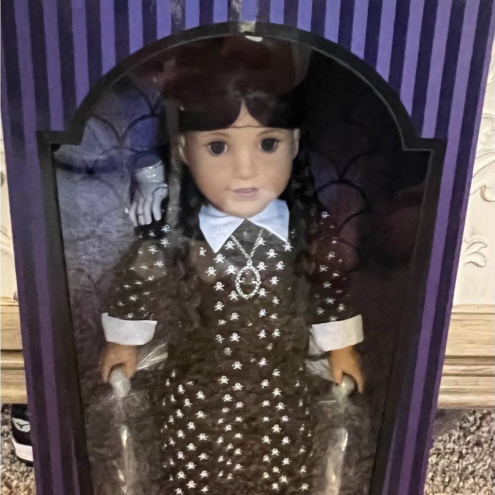 SOLD LOCAL American Girl Wednesday Addams 18” Doll